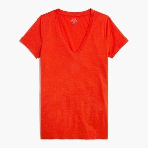 *NWT!* J. Crew Slub Cotton V-Neck Tee